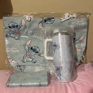 Sale! Stitch 3pc matching set Tote Bag, wallet, and 40oz stainless steel Tumbler
